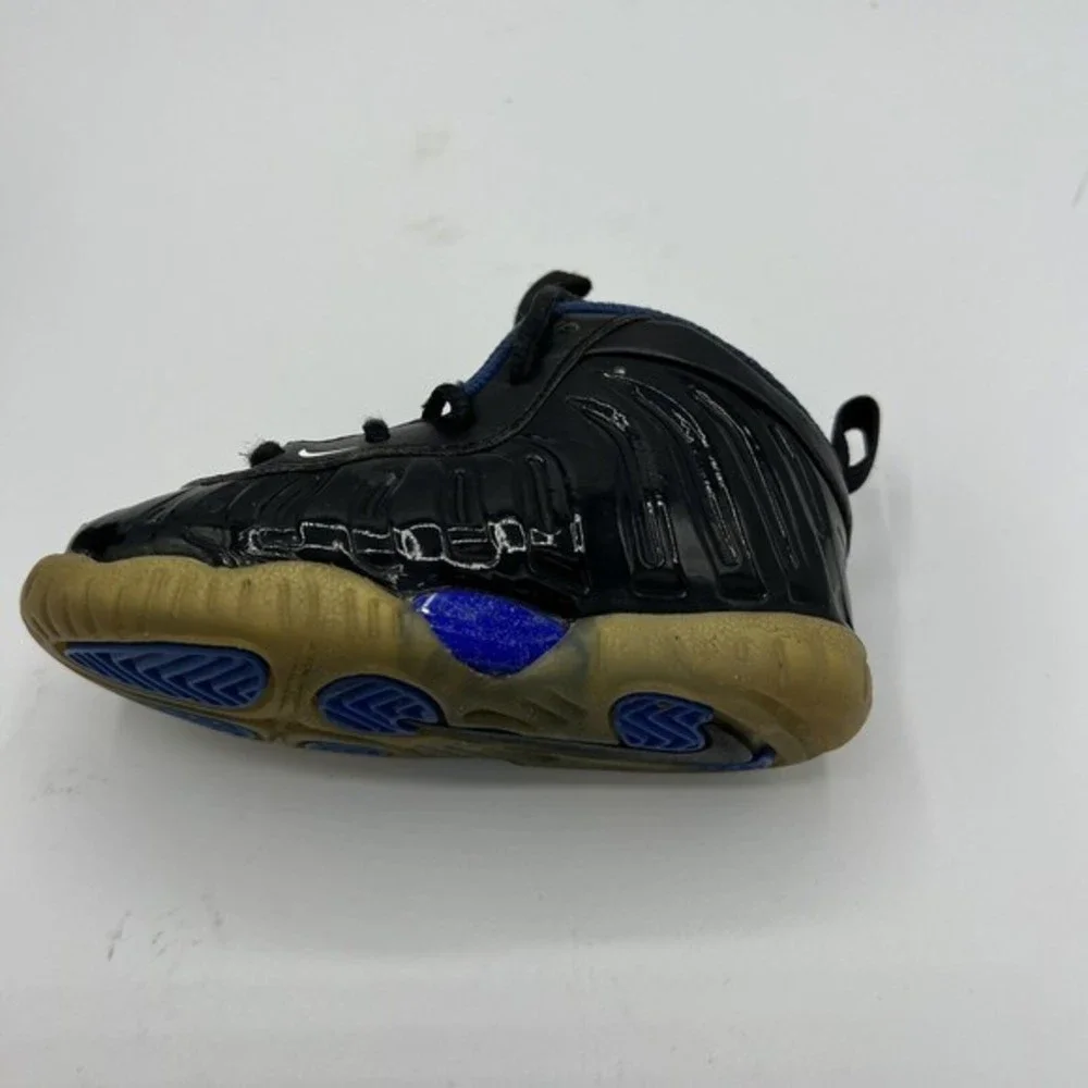 Nike Lil Posite Pro One Penny Black Blue Space Jam 723947-006 Size 6C Toddler‎